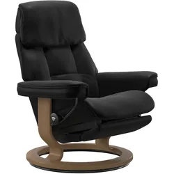Stressless Ruby | Power Sessel M Batick Schwarz Eichefarben