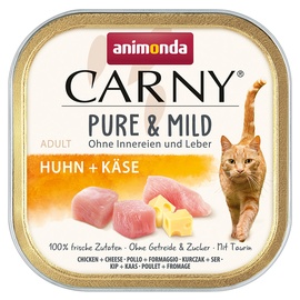 Animonda Carny Adult Pure & Mild Huhn + Käse Katzenfutter nass