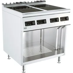 Combisteel Elektroherd Induktion mit 4 Platten und 400V