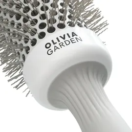 Olivia Garden Expert Blowout Speed gewellte Borsten 45 weiß & grau