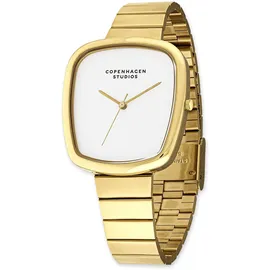 Copenhagen Studios Damenuhr Curved CPT-0002-MQ - gold