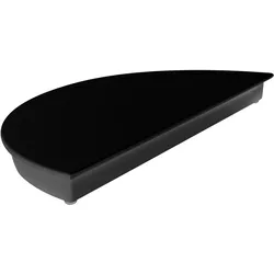 Schneider - Tortenplatte, Halbkreis, schwarz, 1/2 Ø: 160 mm, Höhe: 30 mm