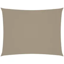 vidaXL Sonnensegel Oxford-Gewebe Rechteckig 4x5 m Taupe
