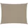 vidaXL Sonnensegel Oxford-Gewebe Rechteckig 4x5 m Taupe
