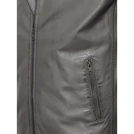 JCC Lederjacke grau L-XL
