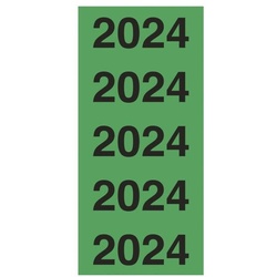 OTTO Office 100er-Pack Selbstklebende Inhaltsschilder »Jahreszahlen 2024« grün, 8 cm