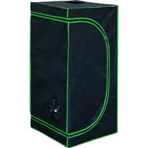 TSGPS Growbox Gewächshaus Zuchtzelt 60 x 60 x 180 cm Schwarz, Grün