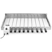 BBQ-Toro Drehspieß 58 x 26-40 cm Edelstahl silber