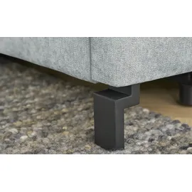 Max Schelling Eckcouch Flachgewebe 3-Sitzer Blau