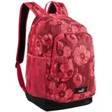 Puma Academy Backpack, Unisex-Kinder Rucksack Intense Red-Floral AOP, OSFA - 090697