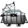 EXIT TOYS Black Leather Pool Set 540 x 250 x 122 cm inkl. Sandfilterpumpe und Abdeckung