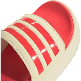 Adidas Adilette Platform Slides RUTSCHEN, Warm Vanilla/semi Lucid Red