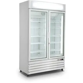 Saro Kühlschrank mit 2 Glastüren weiß, Modell G 885
