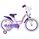 Volare Kinderfahrrad Disney Wish für Mädchen Fahrrad 16 Zoll Kinderrad Lila