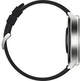 Huawei Watch GT 3 Pro 46 mm titangrau Flouroelastomer Armband schwarz