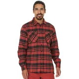 Whistler Outdoorhemd Flannel schwarz|rot S