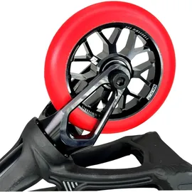 F26 Fantic26 Spy7 Stunt-Scooter Rolle 110mm Abec11 Schwarz/Pu Rot - Rot