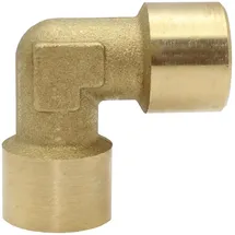 Riegler Winkelstück, innen/innen, G 1/8, SW 10, Messing blank