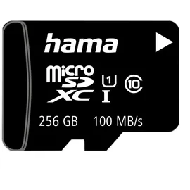 Hama microSDXC 256GB Class 10 80MB/s UHS-I + SD-Adapter