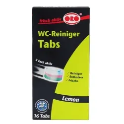 ORO®-fresh WC-Reiniger Tabs 02994 , 1 Packung = 16 x 25 g Tablette