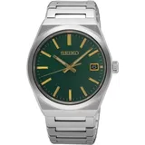 Seiko SUR601P1 Herrenuhr Edelstahl/Dunkelgrün