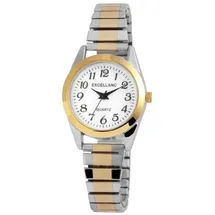 Excellanc Analog Metallzugband bicolor 28 mm
