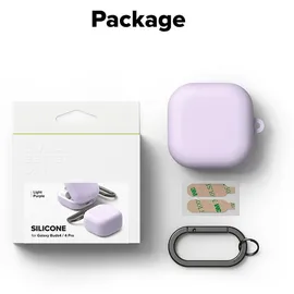 Ringke Schutzhülle für Galaxy Buds 4 / 4 Pro, Ringke Silicone, Violett - Violett