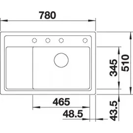 Blanco Zenar XL 6 S Compact vulkangrau