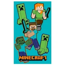 Minecraft Gästehandtuch 30 x 50 cm grün
