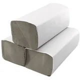 Papierhandtücher 10.000 Blatt in Grau ZZ-Falz 25x23 Falthandtücher 1-lagig