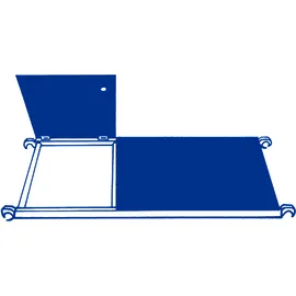 Iller-Leiter Iller Klappgerüste mit Sicherheitsaufbau 0,75x1,80m 5,70 m Ah