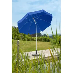 Sonnenschirm SCHNEIDER SCHIRME "Ibiza", blau, Obermaterial: 100% Polyester, Standschirme, abknickbar, ohne Schirmständer