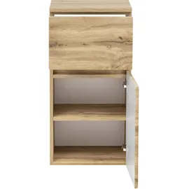Held Held-Möbel Unterschrank Baabe Holzoptik Braun Eiche