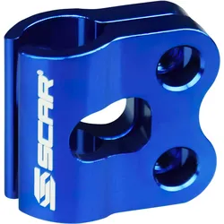 Klemme vorn Scar Bremsleitung vorn Scar Honda / Yamaha blau