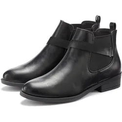 Vivance Chelseaboots, mit Stretch-Einsatz, Stiefelette, Ankle Boots VEGAN Vivance schwarz 37