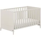 yuny by paidi Babybett YUNY BY PAIDI "SISTER LOU in Beige", beige (cashmere, beige), H:82cm L:147cm T:78cm, Spanplatte, Babybetten, Babybett, Gitterbett höhenverstellbar, Kinderbett