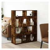 vidaXL Raumteiler Räuchereiche 100x33x125,5 cm Holzwerkstoff