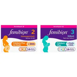 Femibion 2 Schwangerschaft Tabletten + Femibion 3 Stillzeit Komb
