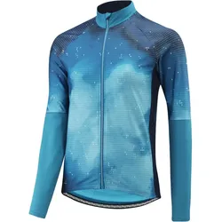 Radtrikot langarm W Bike L/S Jersey Vapor Damen - Blau 2XL