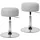 ML-Design Schminkhocker Kunstleder 33 x 65 x 38,5 cm Hellgrau