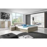 99rooms Era Schlafzimmerset II Sanremo Eiche Weiß