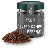 Fuchs Gewürze - Roter Kampot Pfeffer ganz | Aus Kambodscha | 40 g