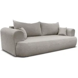 Deine Möbel 24 Schlafsofa, Graubraun, Textil, 247x69x90 cm, Wohnzimmer, Sofas & Couches, Schlafsofas