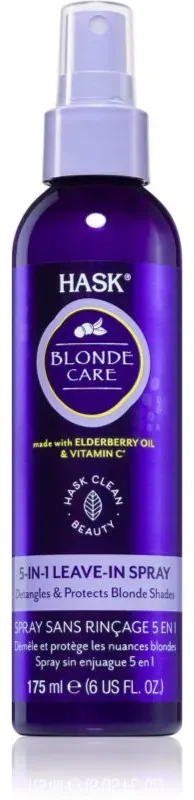 HASK Blonde Care 5-in-1 Leave-In Spray abspülfreies Spray für blonde Haare 175 ml