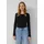 s.Oliver Geripptes Slim-Fit-Longsleeve Weiß/Schwarz M