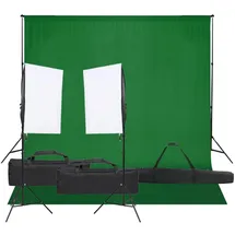 vidaXL Fotostudio-Set mit Beleuchtung und Hintergrund