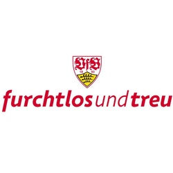 Wandtattoo WALL-ART „Fußball VfB Stuttgart Logo“ Wandtattoos Gr. B/H/T: 140 cm x 46 cm x 0,1 cm, rot Wandtattoos Wandsticker
