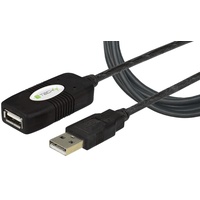 EFB USB 2.0 Aktives Verlängerungskabel, 10 m IUSBREP10TY