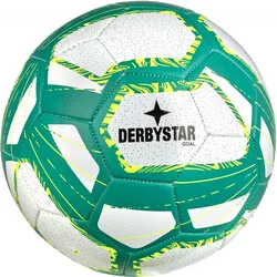 Derbystar Fußball Goal v25 weiss/grün/gelb Gr.5