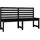 vidaXL Gartenbank 157,5 x 30 x 92 cm Schwarz